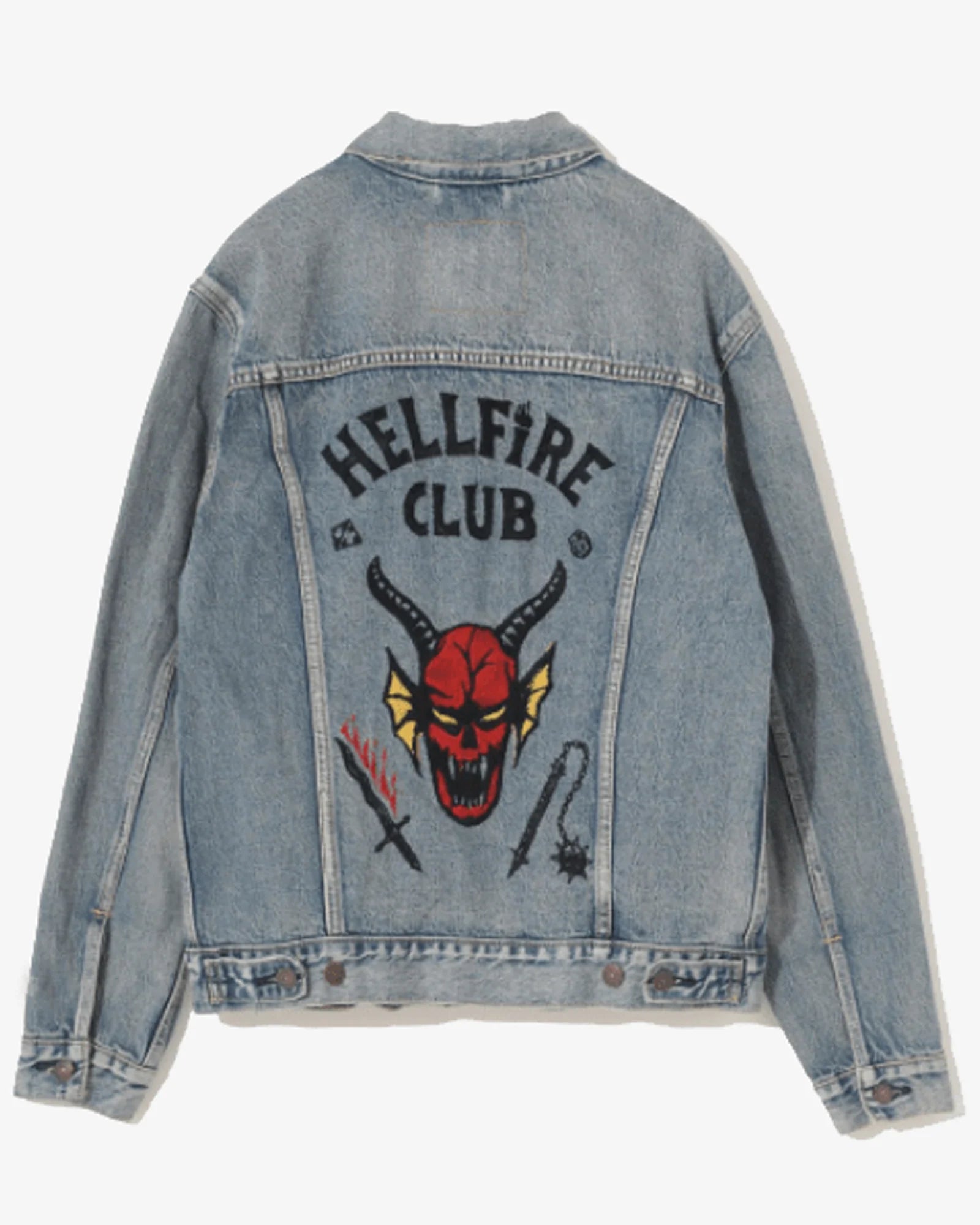 Hellfire Club Blue Denim Jacket