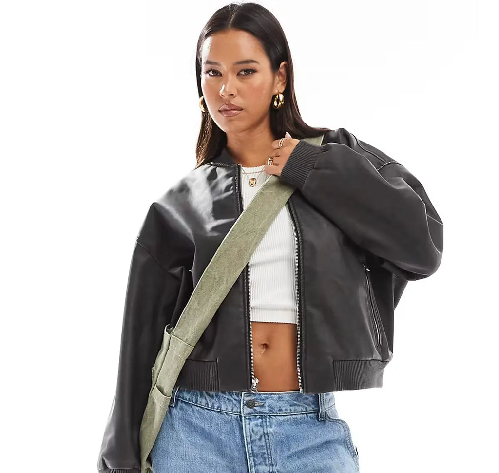 Hollister Leather Jacket