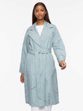 Houndstooth-Belted-Long-Rain-Coat
