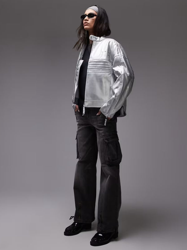 House-of-Sunny-faux-leather-racing-jacket-in-chrome-silver