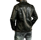 Hudson Black Leather Biker Jacket Buy