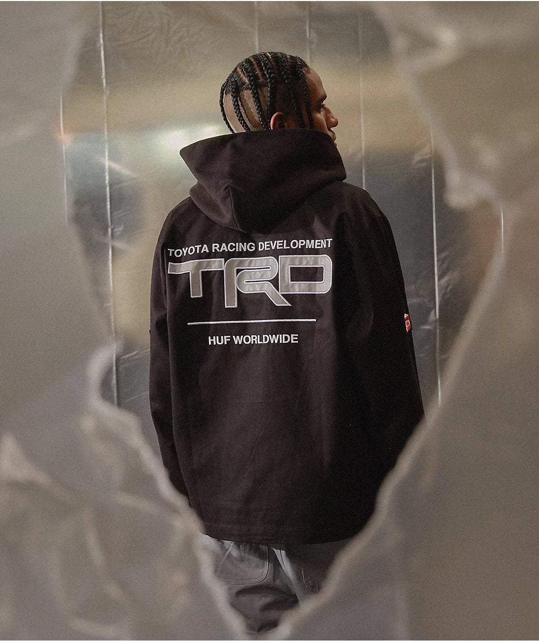 Huf-X-Toyota-Racing-Development-Black-Work-Jacket