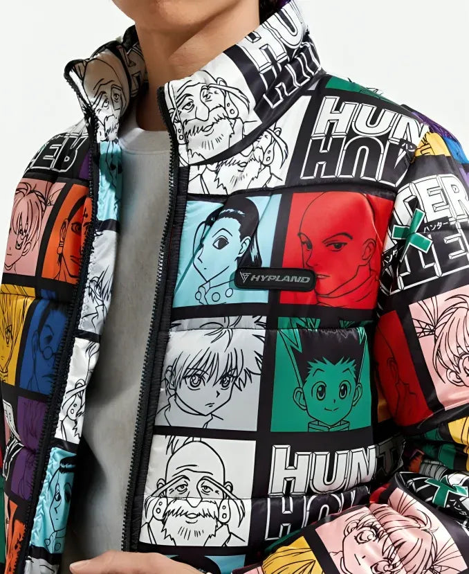 Hunter-X-Hunter-Puffer-Jacket-Detailing