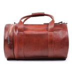 Modern Genuine Leather Bag Hide, Brown Zing Apparel