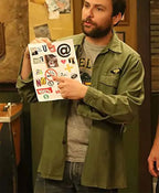 Charlie Day Green Jacket