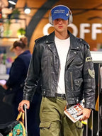 Jacob Elordi Leather Jacket