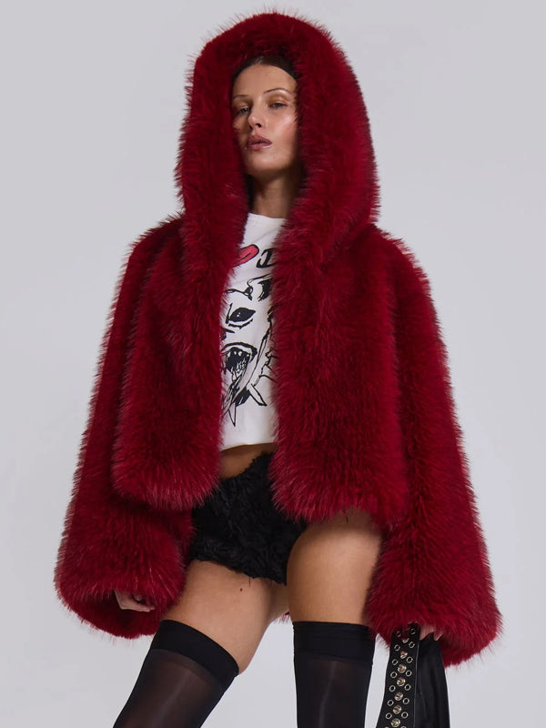 Jaded-London-Mara-Oversized-Fur-Coat-In-Red