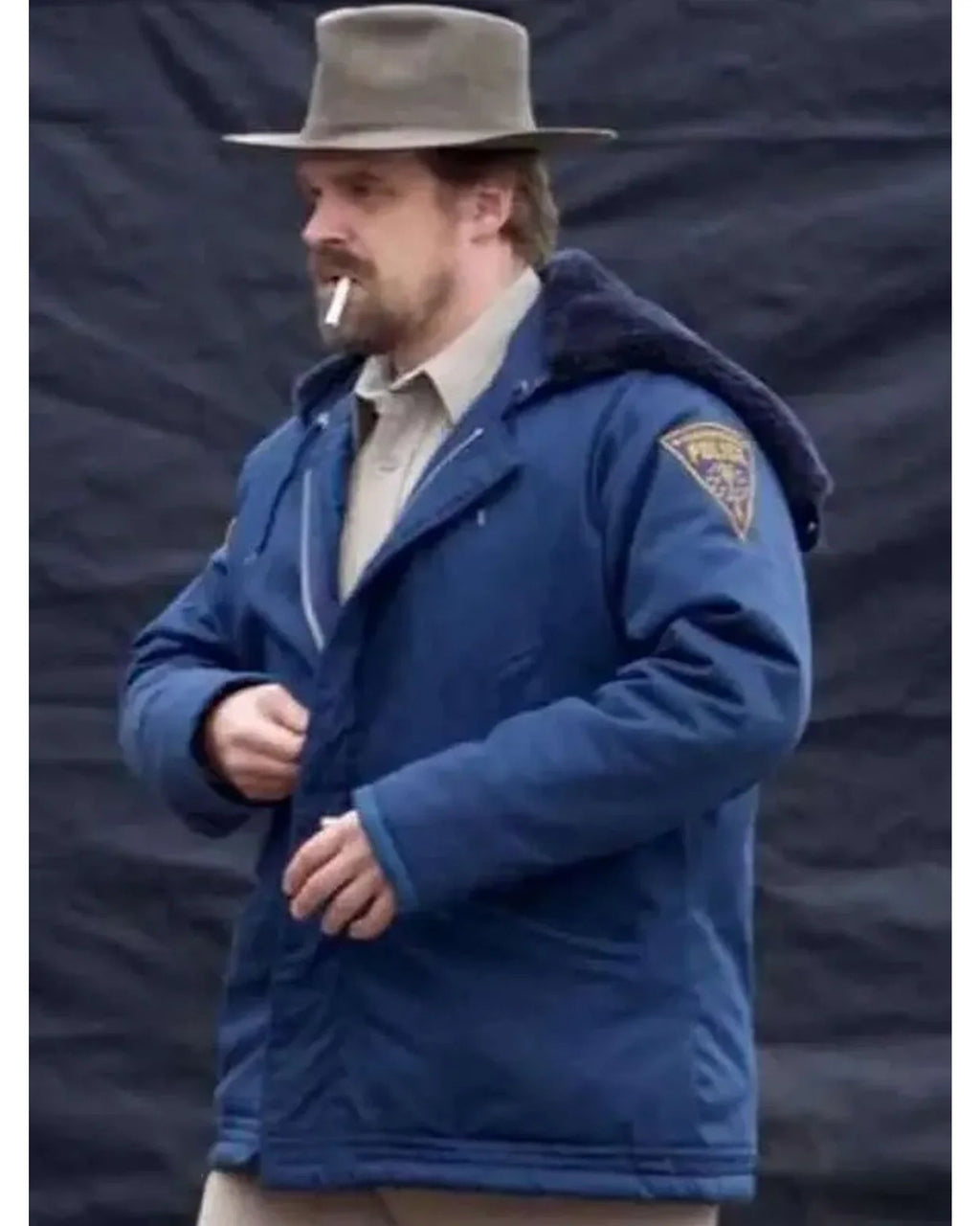 Jim Hopper Stranger Things S02 Blue Jacket