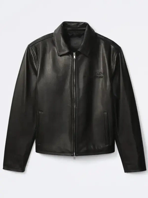 Jungkook Calvin Klein Leather Jacket