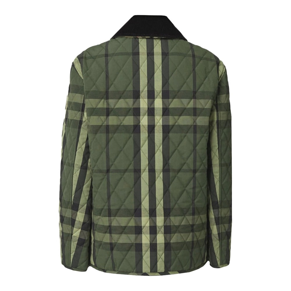 Kate_Middleton_Quilted_Burberry_Jacket_Green_Back