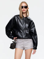 Kenny-Vegan-Leather-Bomber-Black-Jacket-Lioness