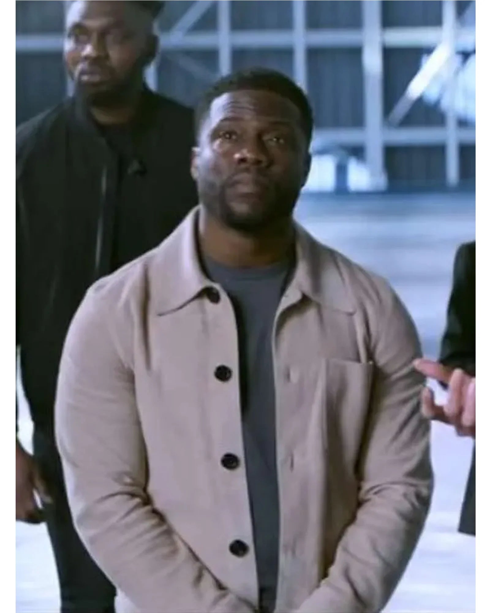 Kevin Hart Lift 2024 Beige Jacket