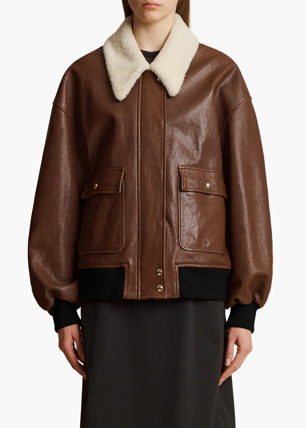 Khaite-Shellar-Jacket-Brown