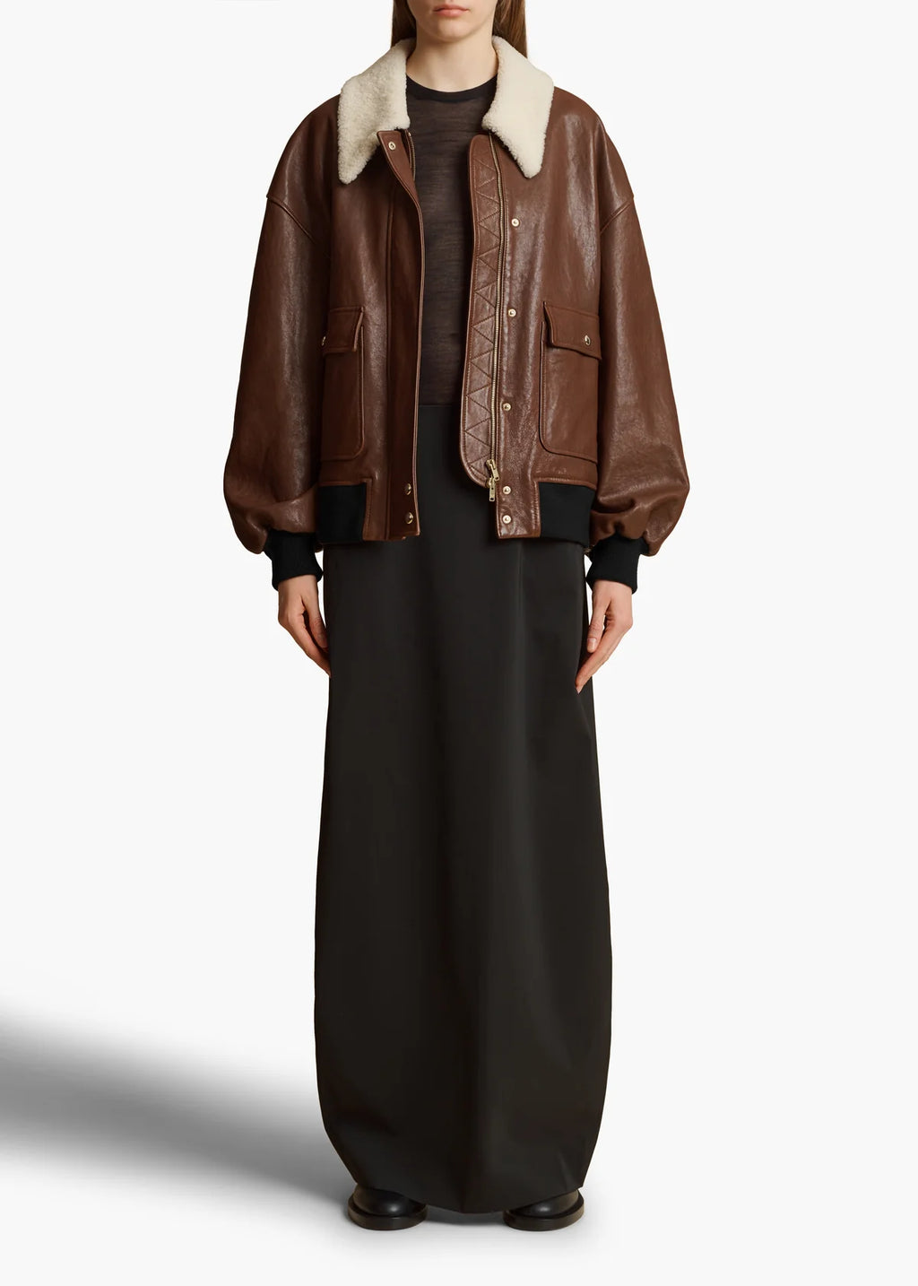 Khaite-Shellar-Jacket-In-Brown