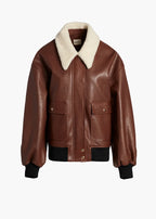 Khaite-Shellar-Leather-Jacket-In-Brown