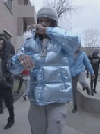 King Von Puffer Jacket With Hood