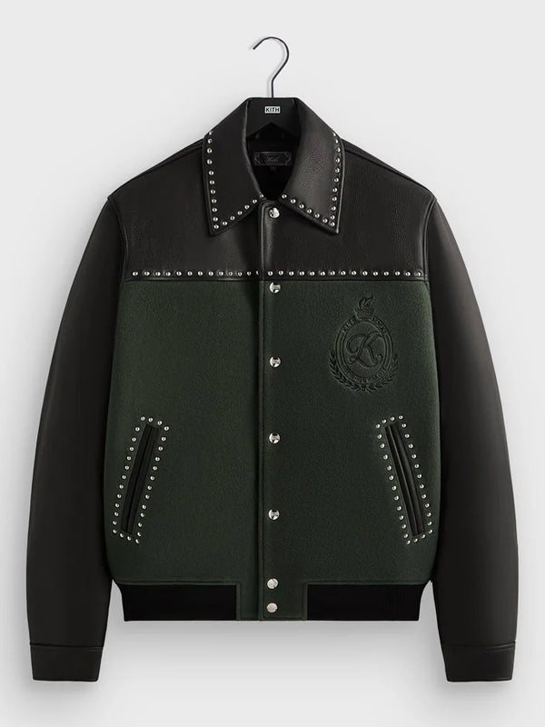 Kith-Leather-Combo-Varsity-Jacket