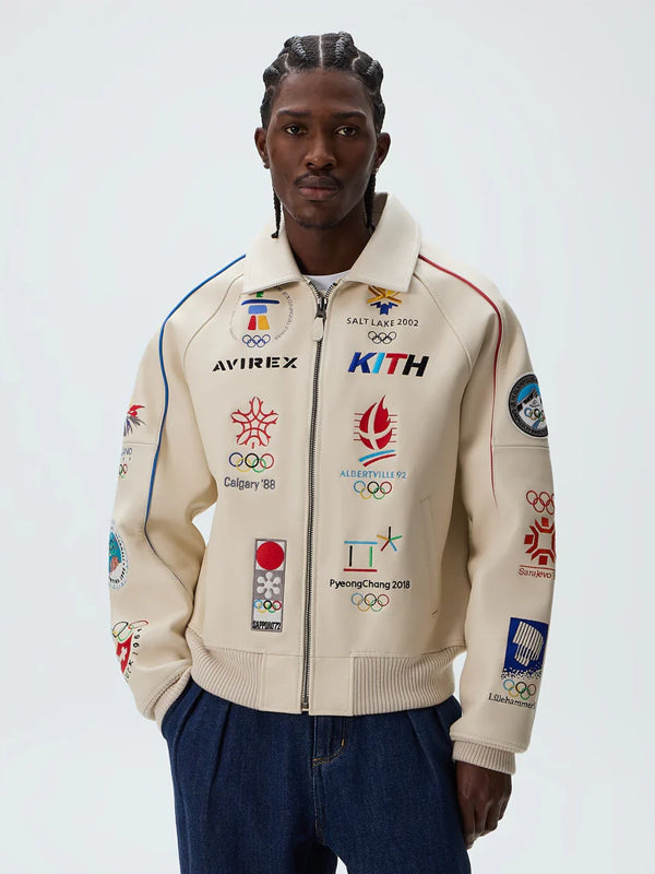 Kith-x-AVIREX-Olympics-Heritage-Leather-Bomber-Jacket