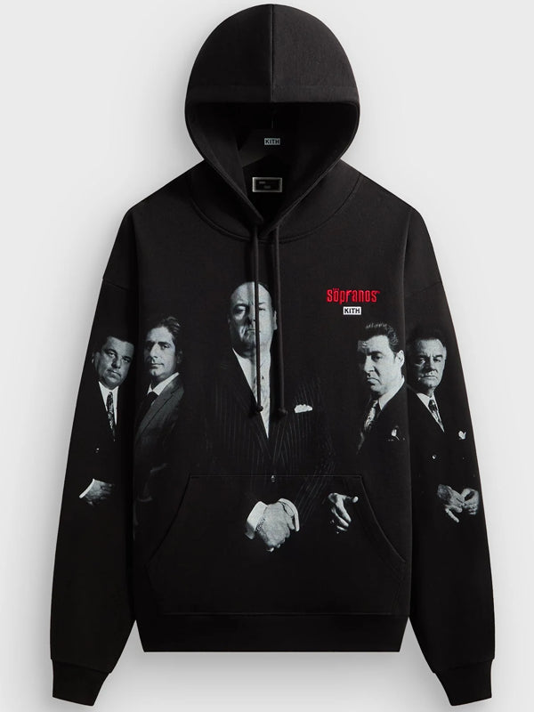 Kith-x-The-Sopranos-Arched-Character-Nelson-Hoodie-Black