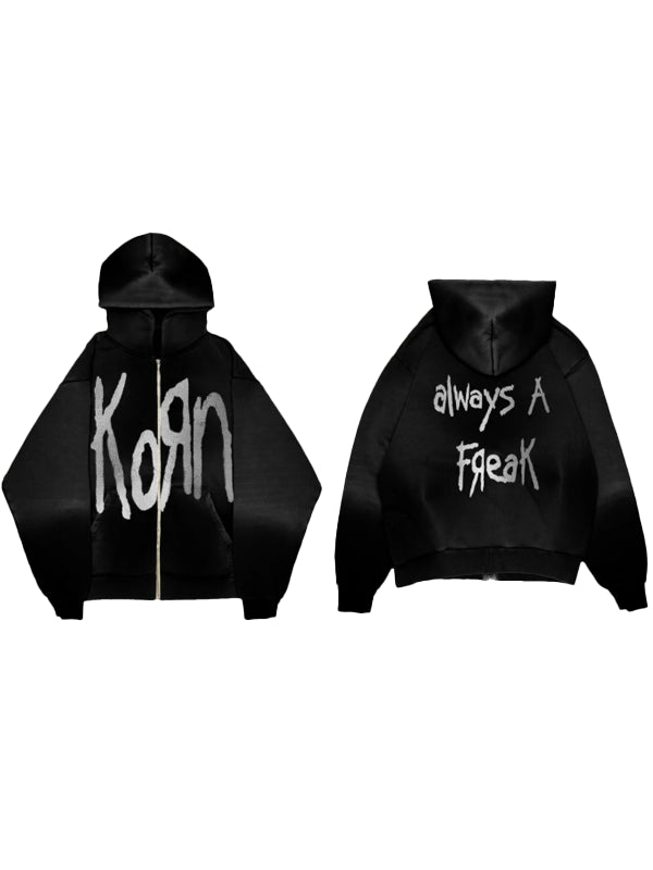 Korn-Always-A-Freak-Zip-Up-Hoodie