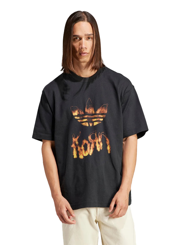 Korn-x-Adidas-Burning-Logo-Shirt