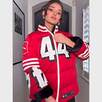 Kristin Juszczyk SF 49ers Puffer Jacket