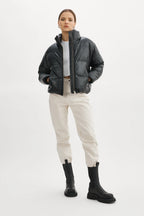 LAMARQUE-Iris-Leather-Black-Puffer-Jacket