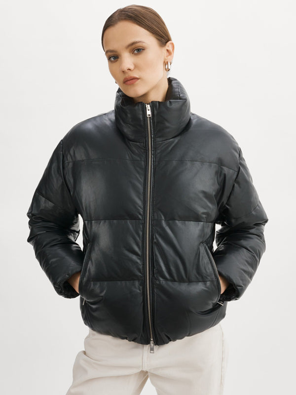 LAMARQUE-Iris-Leather-Puffer-Jacket