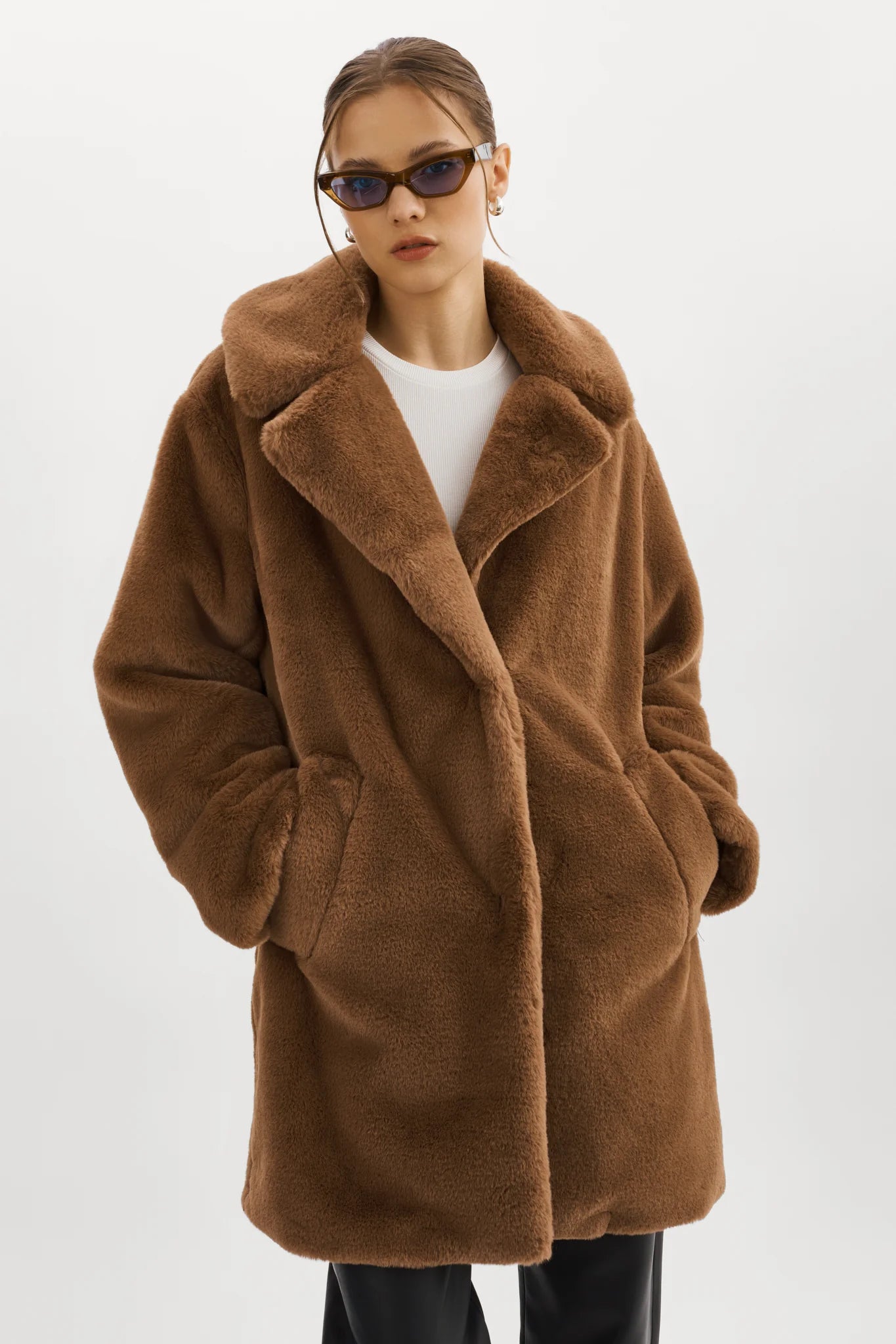 LAMARQUE-Linnea-Faux-Fur-Coat