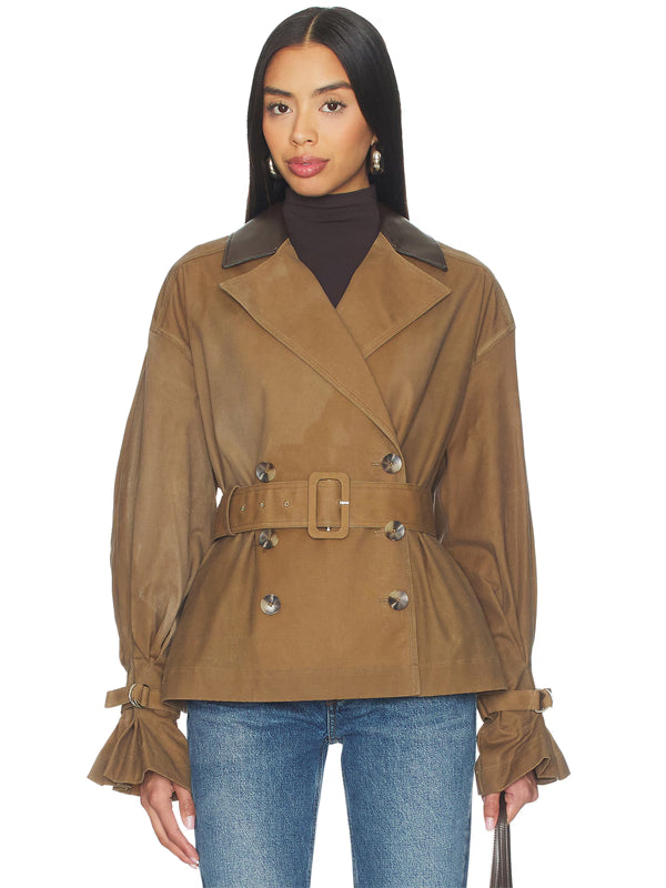 LPA-Cara-Trench-Jacket-In-Brown