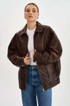 Lamarque-Theia-Oversized-Leather-Bomber-Jacket-In-Dark-Brown