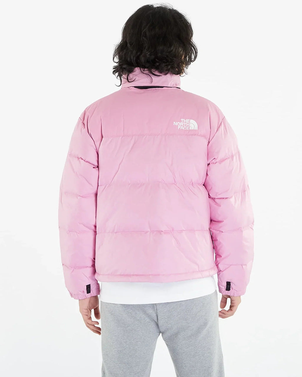 Light-Pink-North-Face-Puffer-Jacket-BackView