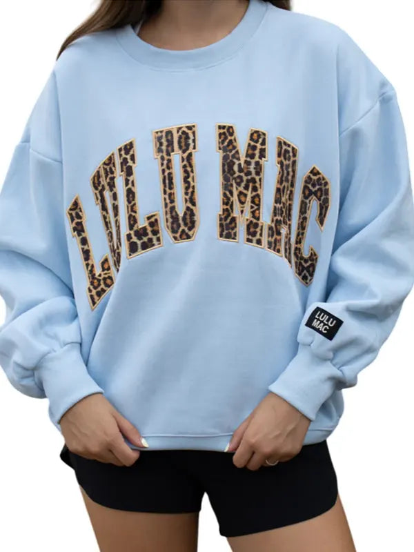 Light Blue Lulu Mac Sweatshirt