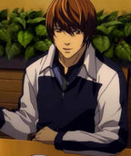 Light Yagami Death Note 2006 Blue & White Cotton Jacket Buy