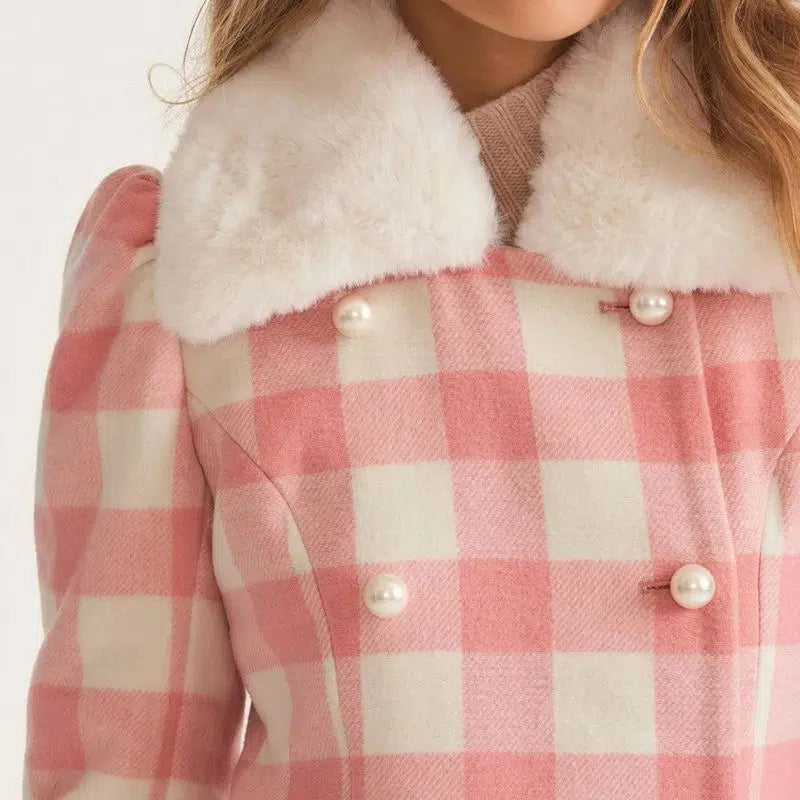 Love_Shack_Fancy_Pink_Plaid_Coat_Sale