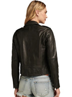 Lucky Brand Lamb Leather Jacket Back