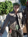 Mackenyu grey jacket One Piece S02 stylish anime outfit