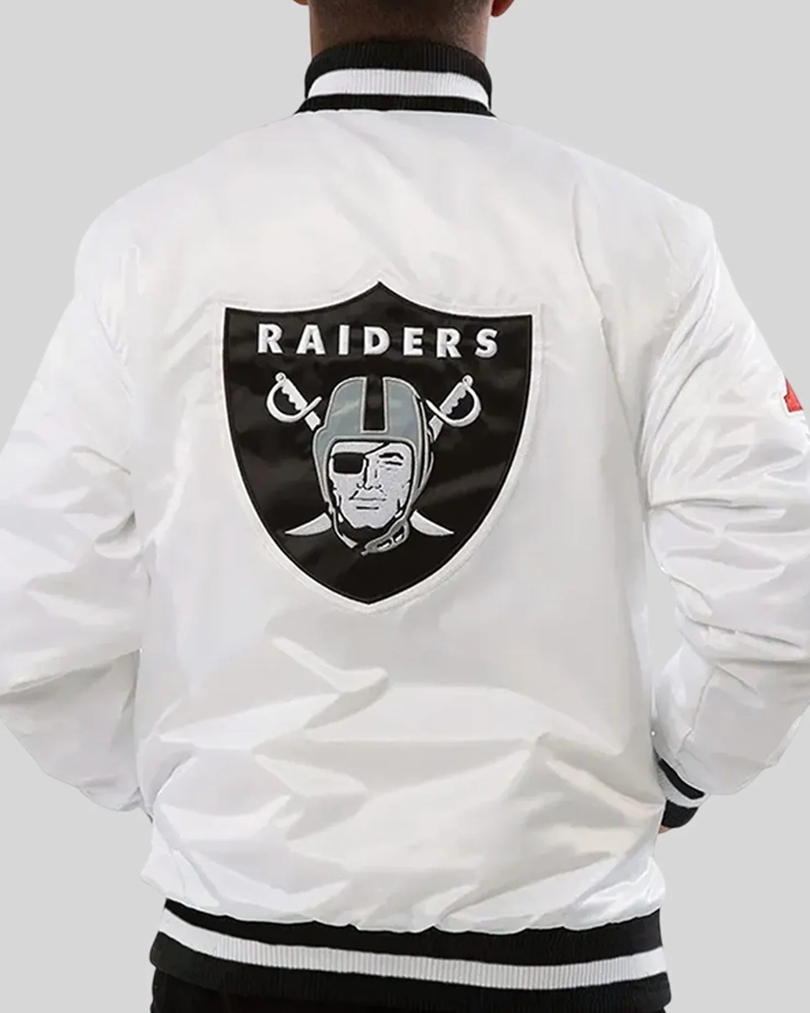 Mark-Davis-Las-Vegas-Raiders-White-Jacket-BackView