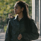 Marshalls 2026 Ash Santos Black Leather Jacket