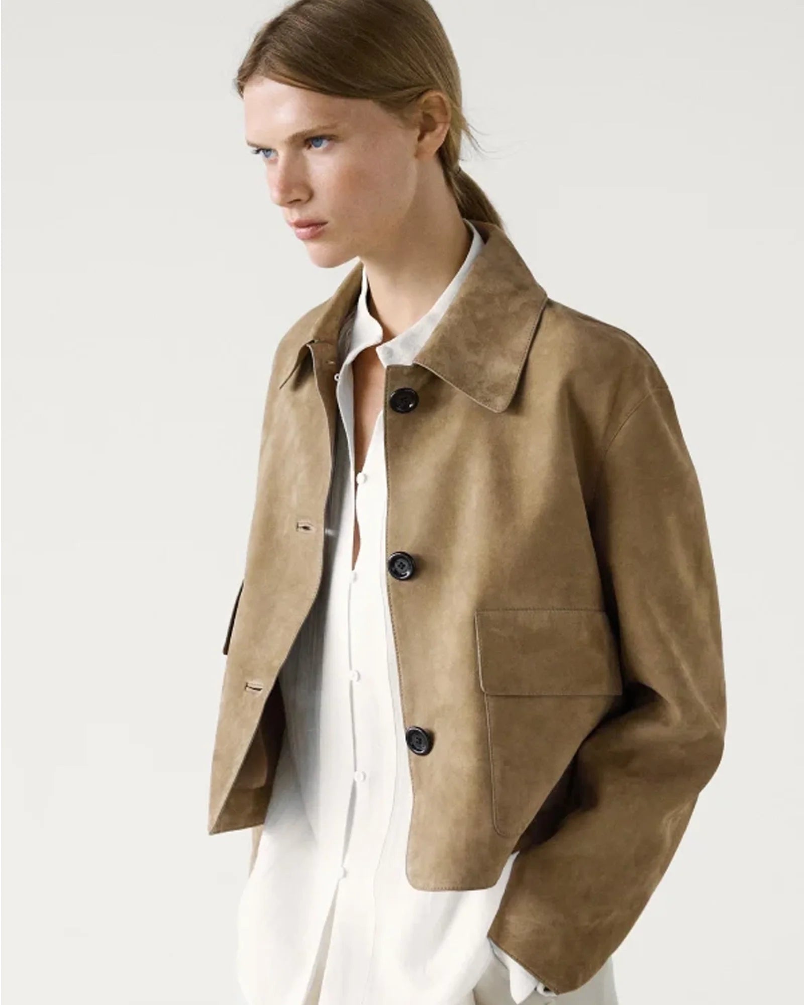 MassimoDutti-Brown-Suede-Leather-Jacket
