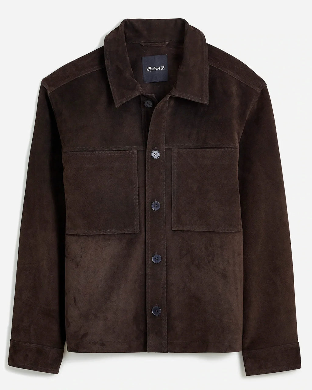 Men-Madewell-Suede-Jacket-Dark-Brown