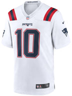 Men-Nike-Drake-Maye-White-New-England-Patriots-Player-Game-Jersey
