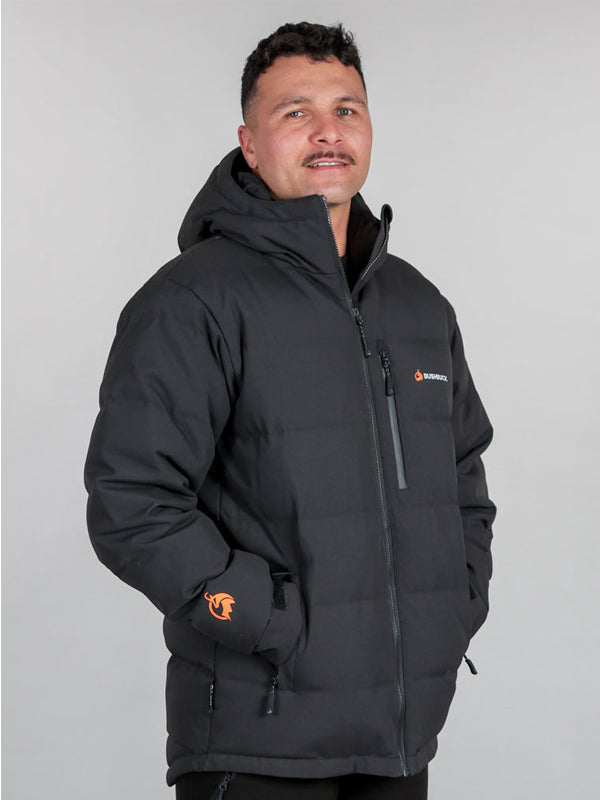 Mens-Igloo-Waterproof-Canvas-Puffer-Jacket