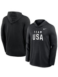 Mens-Nike-Black-Team-USA-Lightweight-Dri-FIT-Long-Sleeve-Hoodie-T-Shirt