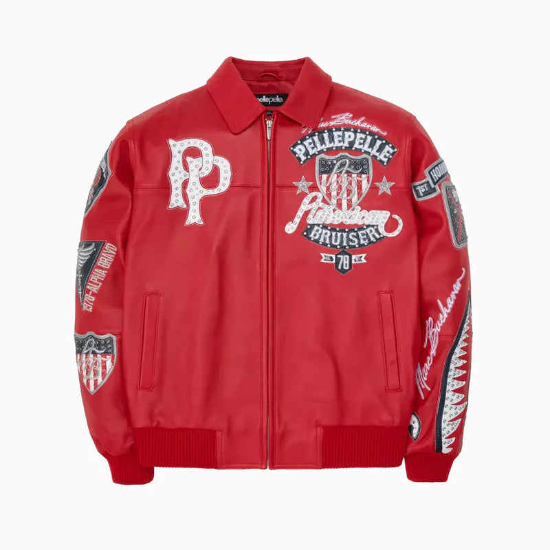 Mens-Pelle-Pelle-American-Bruiser-Plush-Leather-Jacket