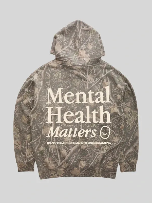 Mental Health Matters Camo Hoodie