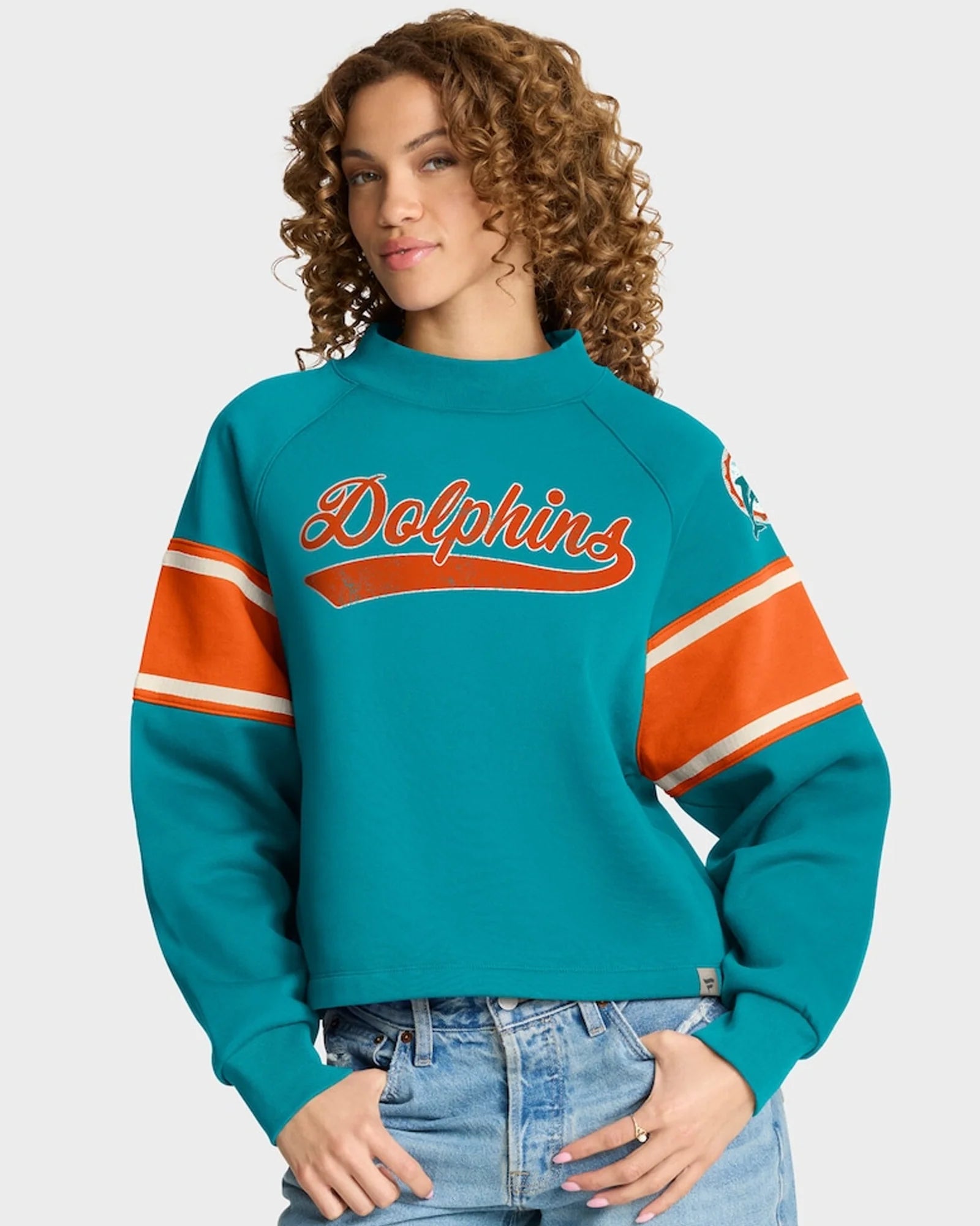 Miami Dolphins Mockneck Sweatshirt