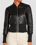 Michelle-Keegan-Fool-Me-Once-2024-Black-Quilted-Jacket
