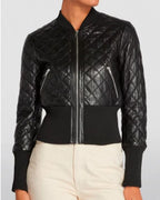 Michelle-Keegan-Fool-Me-Once-2024-Black-Quilted-Jacket