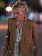 Michelle Pfeiffer The Madison  Brown Blazer